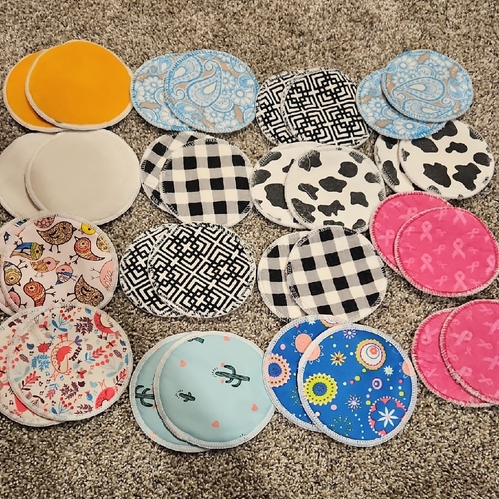 Colorful Kids Patterned Nursing Pads